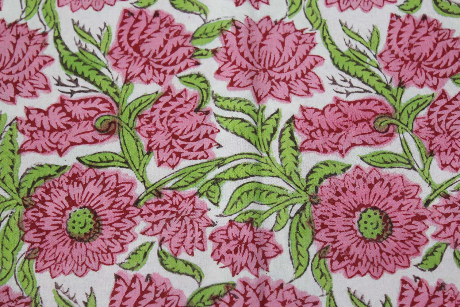100%cotton,Floral,Handblock Print 100% Cotton,Handmade,Rectangular